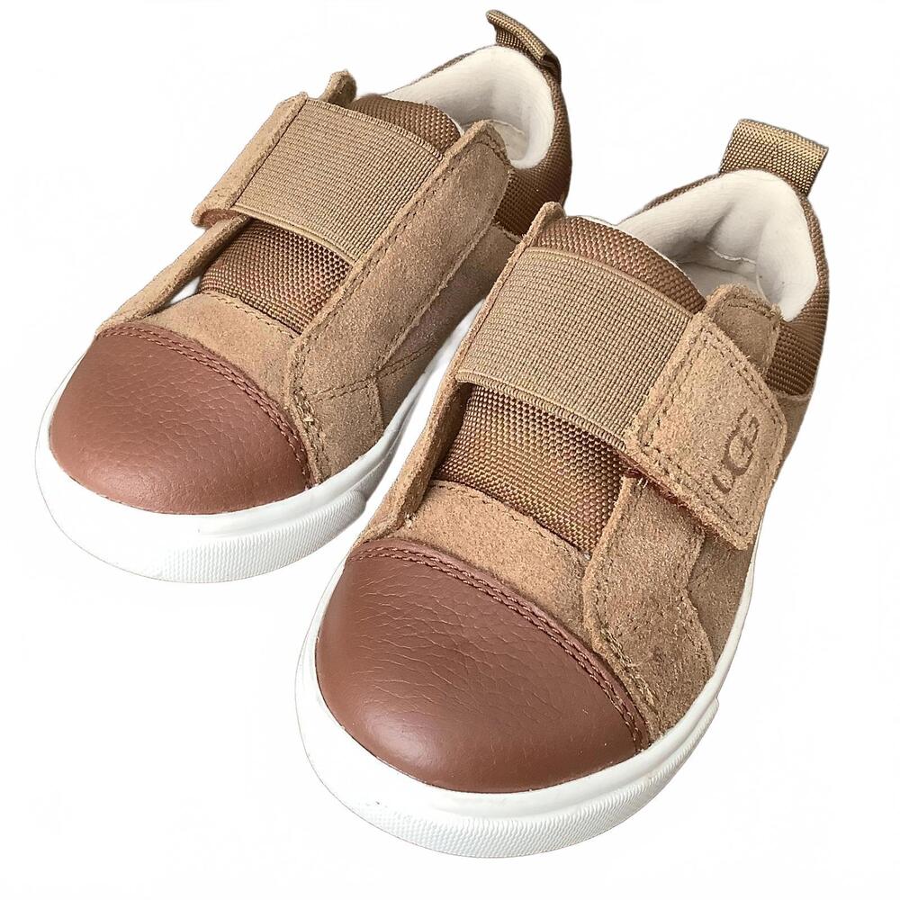 UGG Kids' Stylish Suede Sneakers - Tan SH41